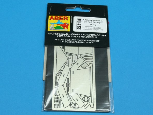 Aber 35A100 Adittional armour for US Tank Destroyer M10 1/35 – zdjęcie 3