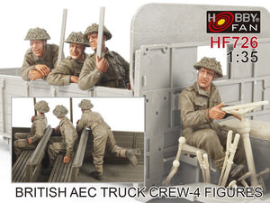 Hobby Fan HF726 British AEC Truck crew-4 figures
