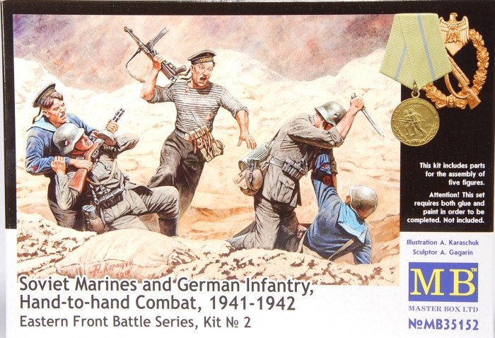 Master Box 35152 Soviet Marines German Infantry 1941-1942 1/35