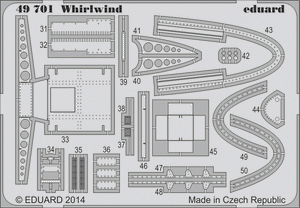 Eduard 49701 Whirlwind S.A. interior (for Trumpeter 02890) 1/48