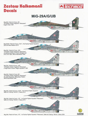 Techmod 32058 Mig-29A/G/UB 1/32 – zdjęcie 2