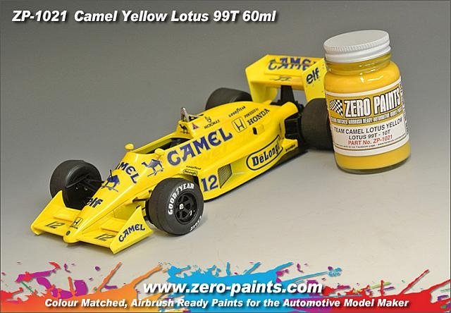 Zero Paints ZP-1021 Team Camel Lotus Yellow (99T -100T) Paint 60ml – zdjęcie 4