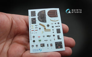 Quinta Studio QD32030 Spitfire Mk.V 3D-Printed &amp;amp; coloured Interior on decal paper (for Hobbyboss kit) 1/32 – zdjęcie 3