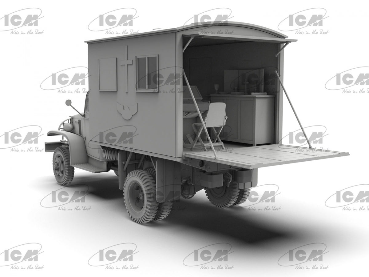 ICM 35586 WWII British Army Mobile Chapel 1/35 – image 7