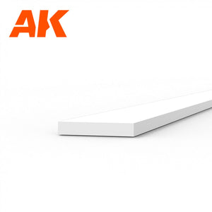 AK Interactive AK6510 STRIPS 0.50 X 3.00 X 350MM – STYRENE STRIP – (10 UNITS) – image 2