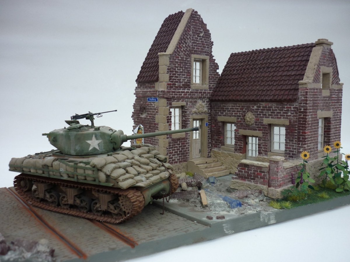 RT-Diorama 35193 Diorama-Base: &amp;quot;Arnheim 1944&amp;quot; New Version 1/35 – zdjęcie 7