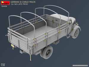 MiniArt 35459 German 3t Cargo Truck 3.5-36s Late Production 1/35 – zdjęcie 5