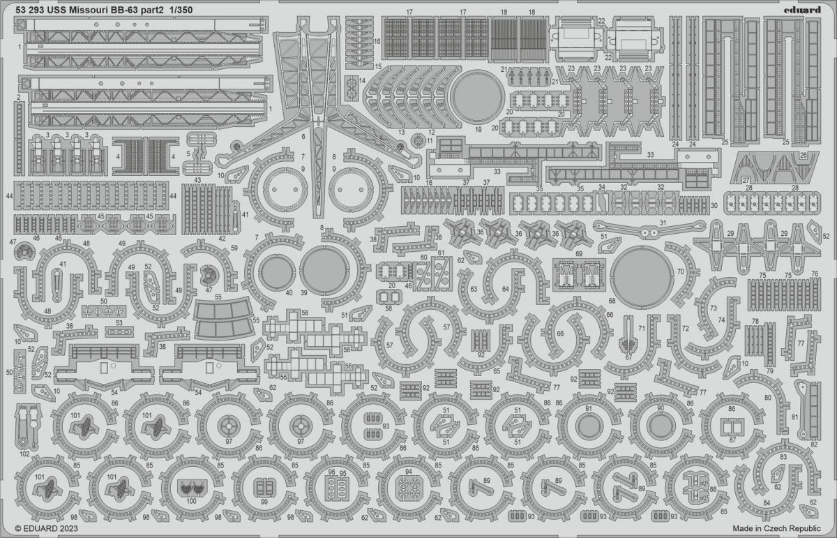 Eduard BIG5368 USS Missouri BB-63 Hobby Boss 1/350 – zdjęcie 3