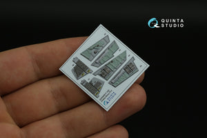 Quinta Studio QD48405 F-14D 3D-Printed &amp;amp; coloured Interior on decal paper (Hobby Boss) 1/48 – zdjęcie 6