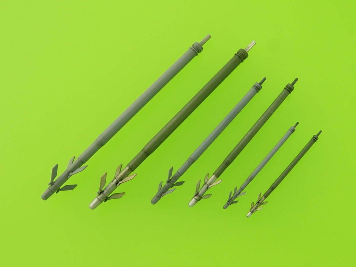 Master AM-72-110 Mi-24 (Hind D/E) - JakB-12.7 machine gun barrel and DUAS probe (metal and resin parts) 1/72 – zdjęcie 13