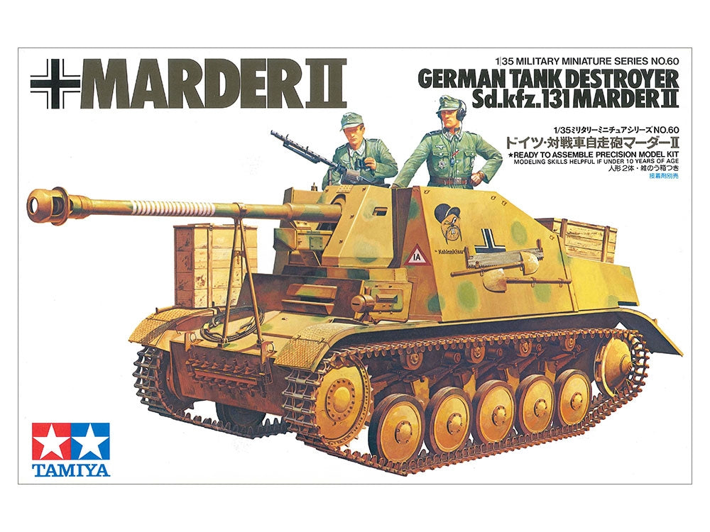 Tamiya 35060 Sd.kfz. 131 Marder II German Tank Destroyer 1/35 – image 2