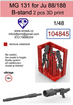 Omask 104845 MG 131 for Ju 88/188 B-Stand 1/48 – zdjęcie 2