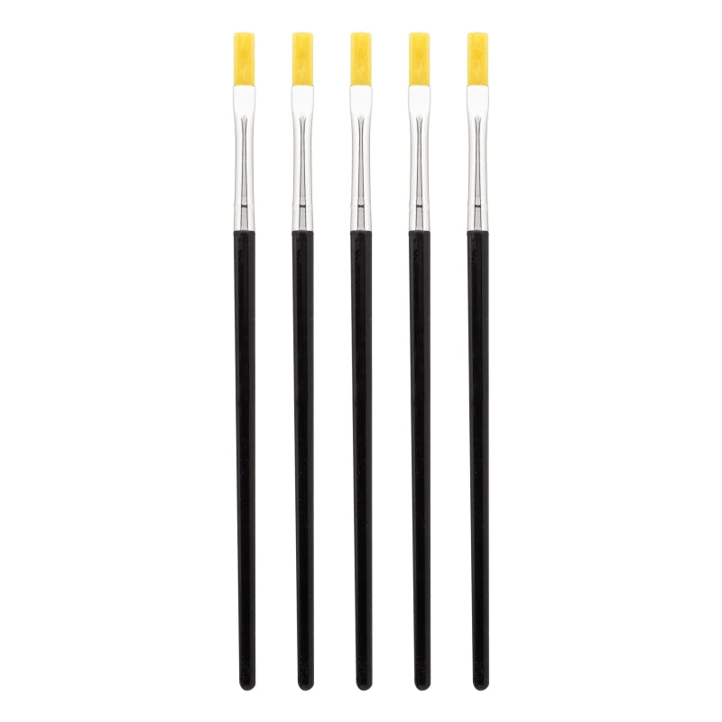 Ensemble de 5 pinceaux plats Modelcraft PPB1500-S