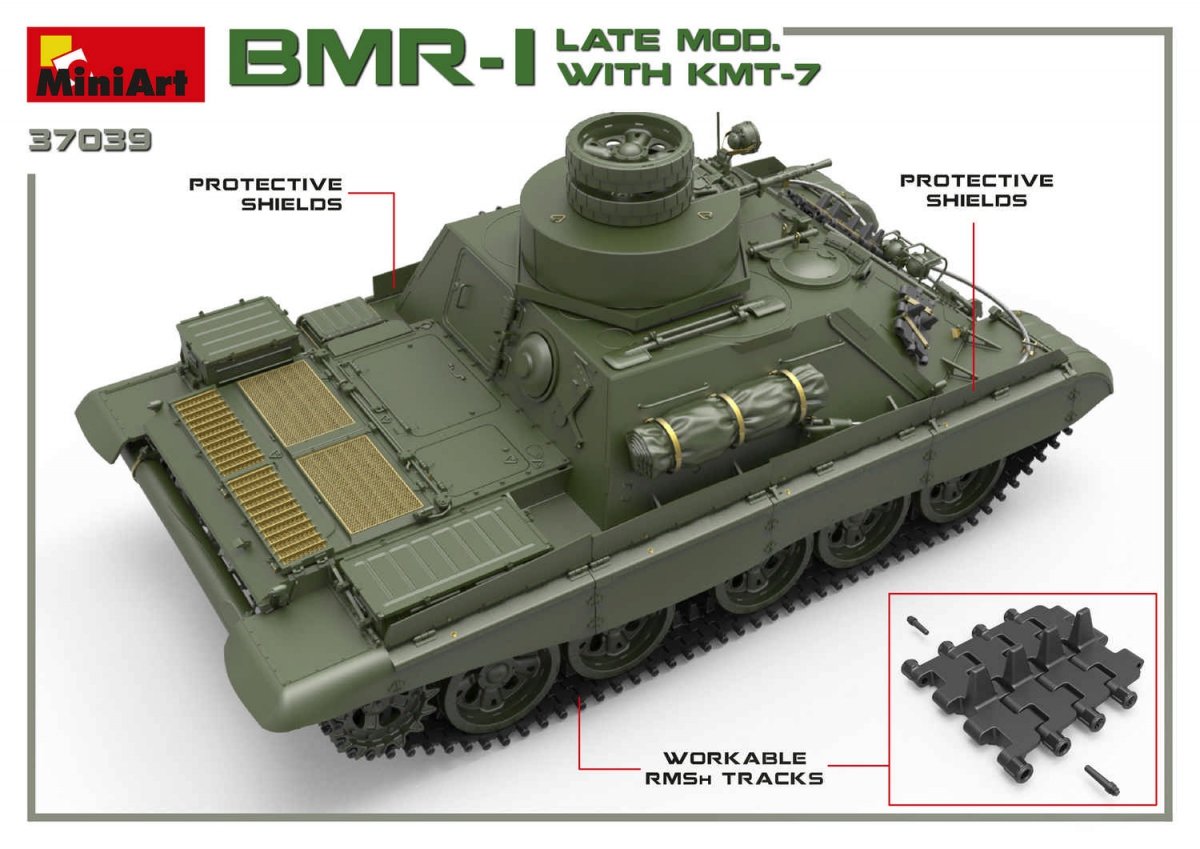 MiniArt 37039 BMR-1 Late Mod. with KMT-7 1/35 – zdjęcie 14