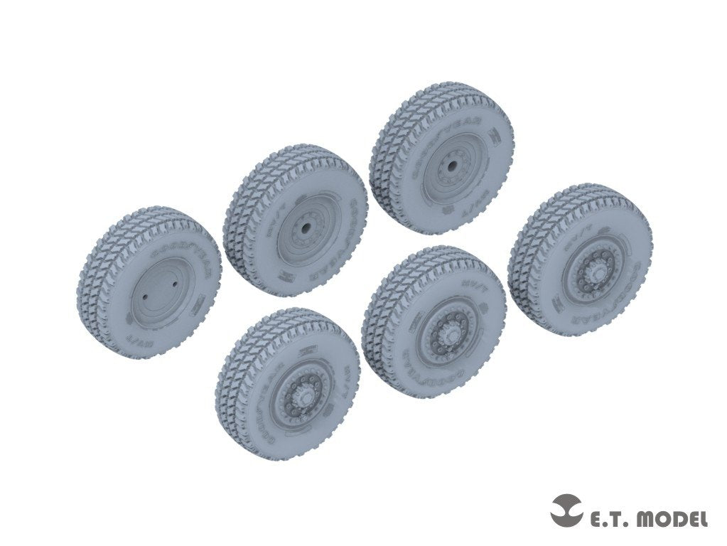 E.T. Model P35-127 Modern U.S. M142 High Mobility Artillery Rocket System（HIMARS）Sagged Wheels for Trumpeter kit 1/35 – zdjęcie 2
