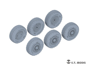 E.T. Model P35-127 Modern U.S. M142 High Mobility Artillery Rocket System（HIMARS）Sagged Wheels for Trumpeter kit 1/35 – zdjęcie 2