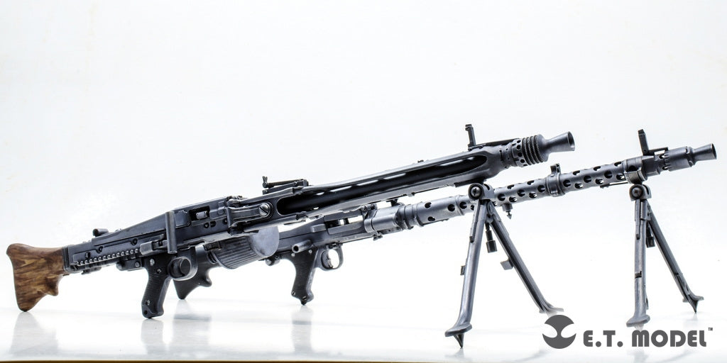 E.T. Model P06-001 WWII German Mg42 Machine Gun &amp;amp; Ammo Box (3D Printed) 1/6 – zdjęcie 7