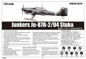 Trumpeter 03215 Junkers Ju-87B-2 U4 Stuka 1/32 – zdjęcie 5