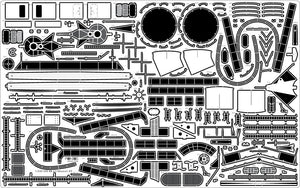 Pontos 23005F1 USS BB-61 Iowa 1944 Detail Up Set (20B Deck Blue stained wooden deck) 1/200 – zdjęcie 10