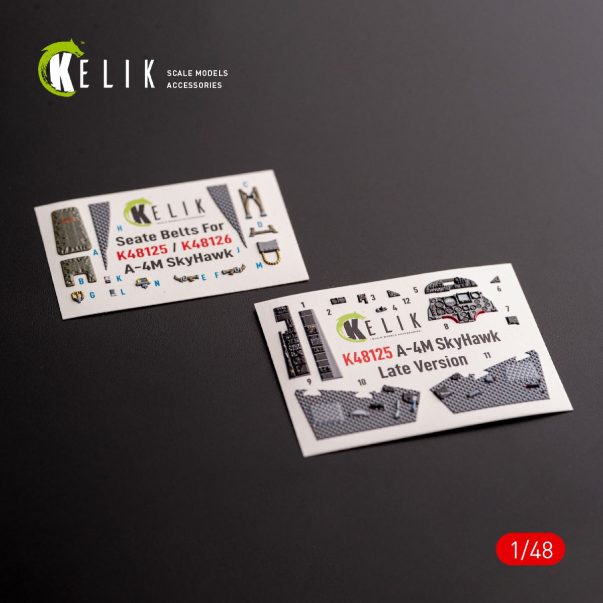 Kelik K48125 A-4M Late production- interior 3D decals for Magic Factory kit 1/48