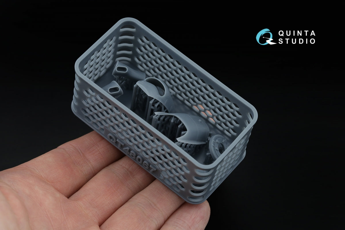 Quinta Studio QT48067 LaGG-3 series 66 Radiators cowls and spinner (Zvezda) 1/48 – imagen 9