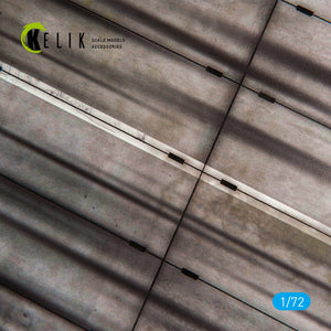 KELIK KS72001 CONCRETE PLATES TYPE 1 BASE - ACRYLIC 3 MM (280 X 180 MM) 1/72 – zdjęcie 2