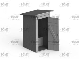 ICM 35800 WC Field Toilet 1/35 – zdjęcie 3