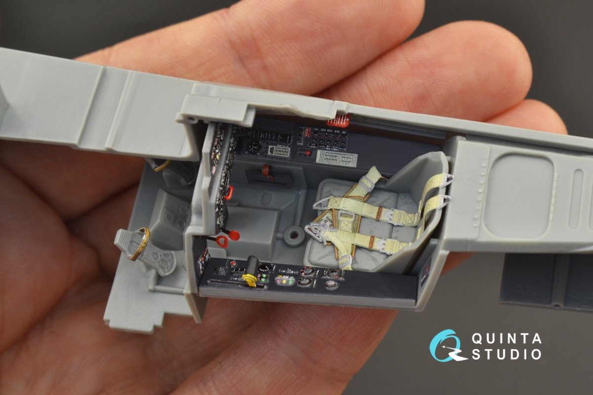 Quinta Studio QD32126 FW 190A-8 3D-Printed &amp;amp; coloured Interior on decal paper (Hasegawa) 1/32 – zdjęcie 7