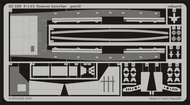 Eduard 32529 F-14A interior 1/32 Tamiya – zdjęcie 4
