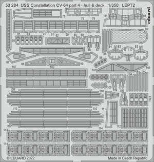 Eduard BIG5367 USS Constellation CV-64 PART II RUMPETER 1/350 – image 5