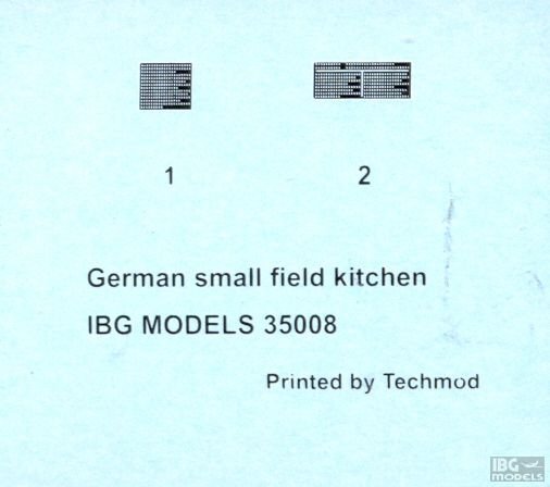 IBG 35008 German small field kitchen Hf.14 1/35 – zdjęcie 3