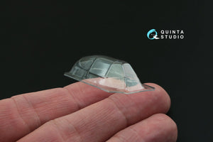 Quinta Studio QC48020 Yak-1B correction vacuformed clear canopy 1 pcs (for Accurate miniatures/Zvezda/Eduard kit) 1/48 – zdjęcie 7