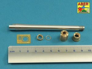 Aber 35L-261 Lufa 150mm z hamulcem do niemieckiego czołgu E-100 z wieżą Krupp 1/35 – immagine 4