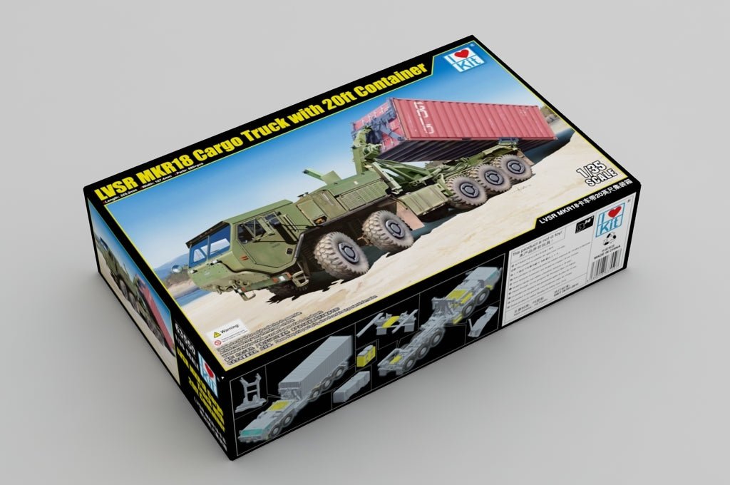I Love Kit 63550 LVSR MKR18 Cargo Truck with 20ft Container 1/35 – image 2