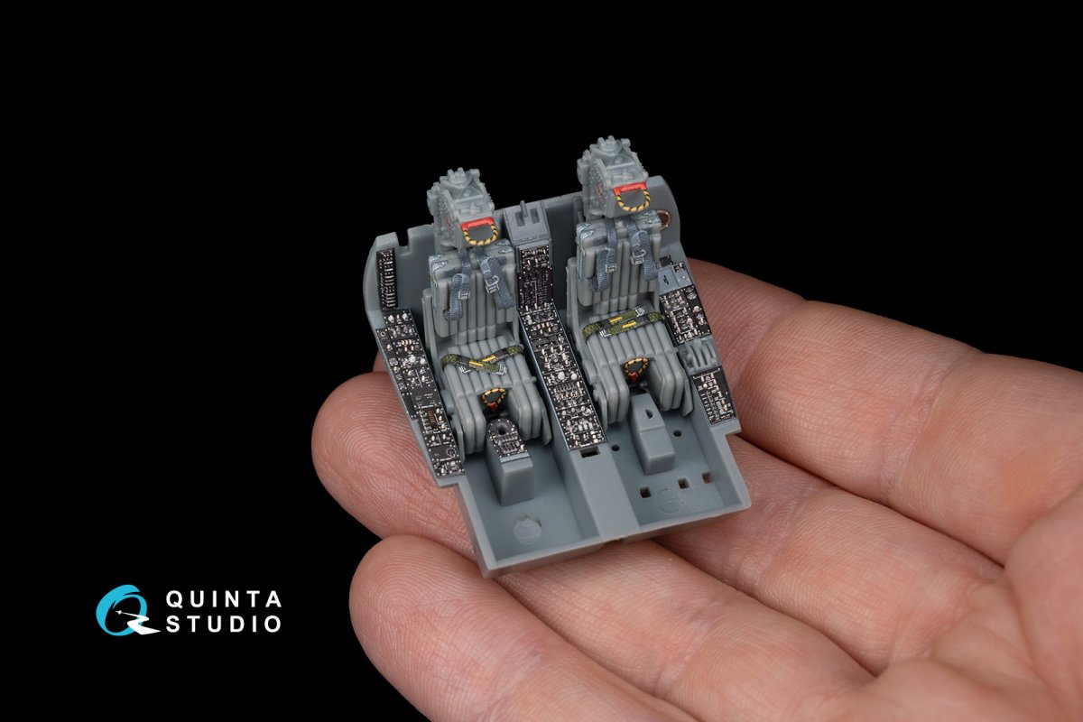 Quinta Studio QD48164 A-6A Intruder 3D-Printed &amp;amp; coloured Interior on decal paper (for HobbyBoss kit) 1/48 – zdjęcie 4