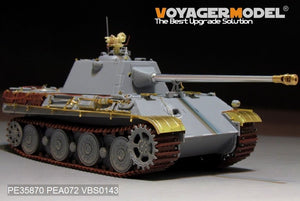 Voyager Model PE35870 WWII German Panther II Prototype Design Plan basic for AMUSING HOBBY 1/35 – zdjęcie 8