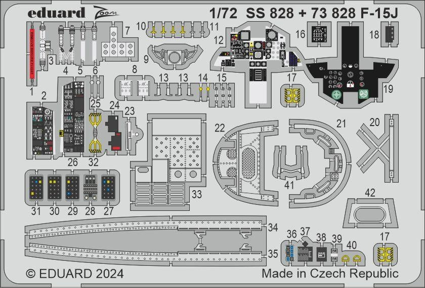 Eduard 73828 F-15J FINE MOLDS 1/72