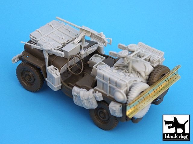 Black Dog T35014 British SAS Jeep Africa for TamiyaItaleri 1/35 – zdjęcie 4