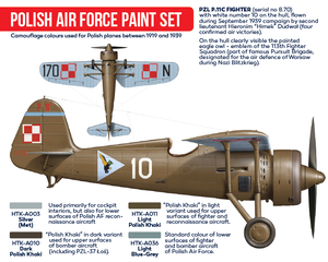 Hataka HTK-AS01 Polish Air Force paint set 4x17ml – zdjęcie 2