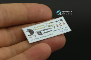 Quinta Studio QD72037 Bf 109 G-6 3D-Printed &amp;amp; coloured Interior on decal paper (Tamiya) 1/72 – zdjęcie 3