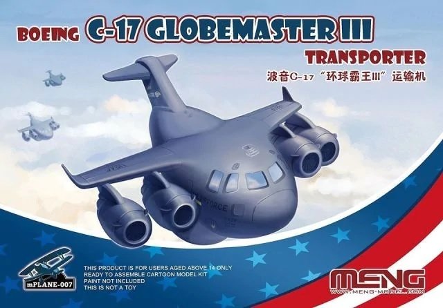 Avion de transport Boeing C-17 Globmaster III, modèle Meng mPLANE-007
