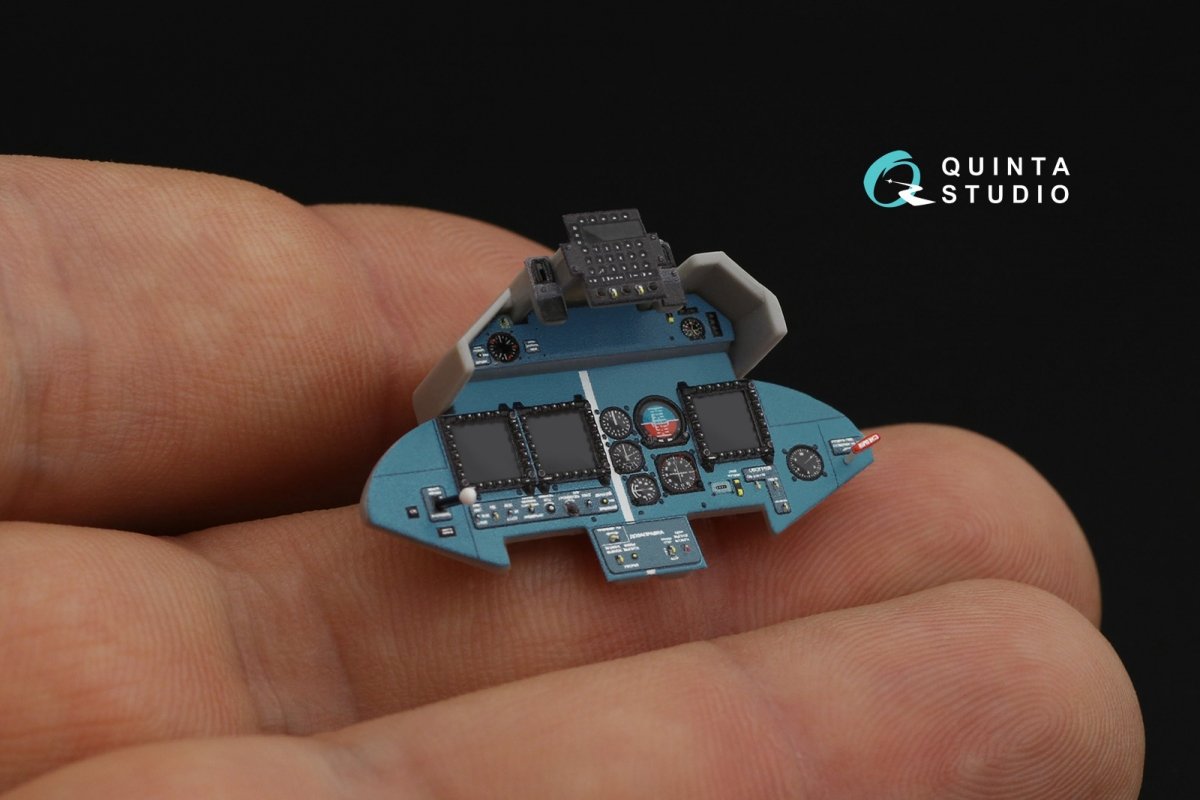 Quinta Studio QD32095 Su-30SM 3D-Printed &amp;amp; coloured Interior on decal paper (conversion for Trumpeter Su-30MKK ) 1/32 – zdjęcie 7