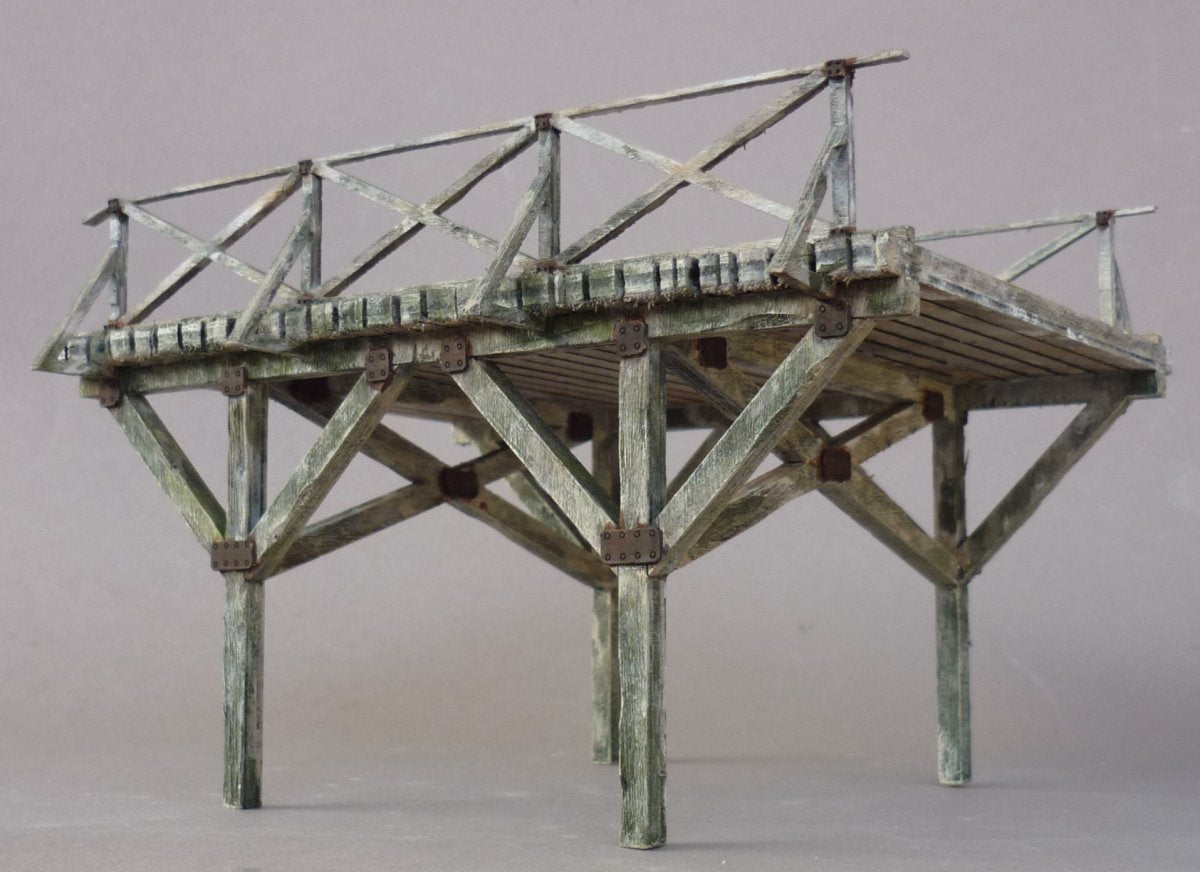 RT-Diorama 35546 Wooden bridge 1/35 – zdjęcie 9