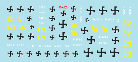 Star Decals 72-A1031 Finnish Tanks in WW2 # 3. T-34 m/1941, T-34 m/1943 and T34/85 1/72 – image 3