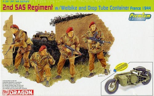 Dragon 6586 2nd SAS Regiment w.Bike 1/35