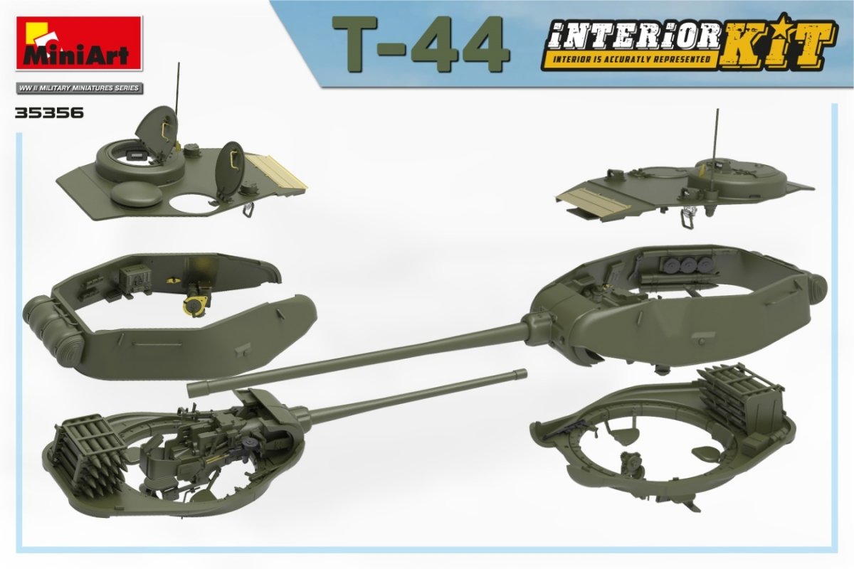 MiniArt 35356 T-44 INTERIOR KIT 1/35 – zdjęcie 10
