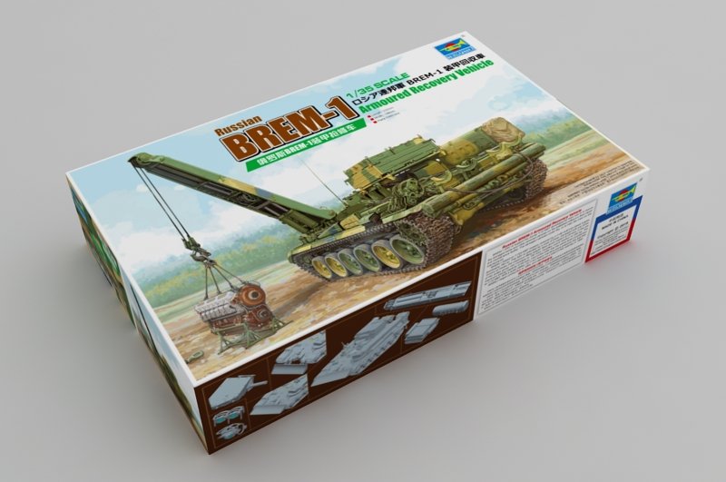 Trumpeter 09553 Russian BREM-1 Armoured Recovery Vehicle 1/35 – zdjęcie 2