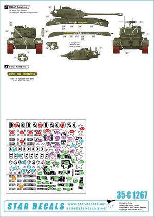 Star Decals 35-C1267 USMC M26 and M26A1 Pershing 1/35 – zdjęcie 2