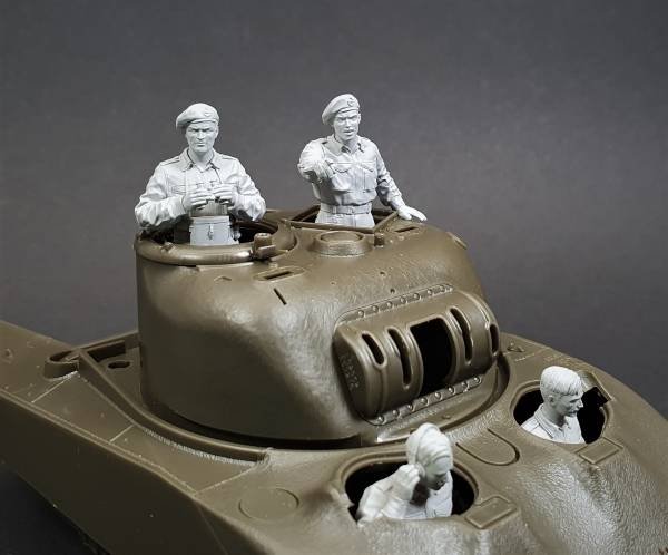 Panzer Art FI35-176 Équipage de char Sherman britannique 1/35