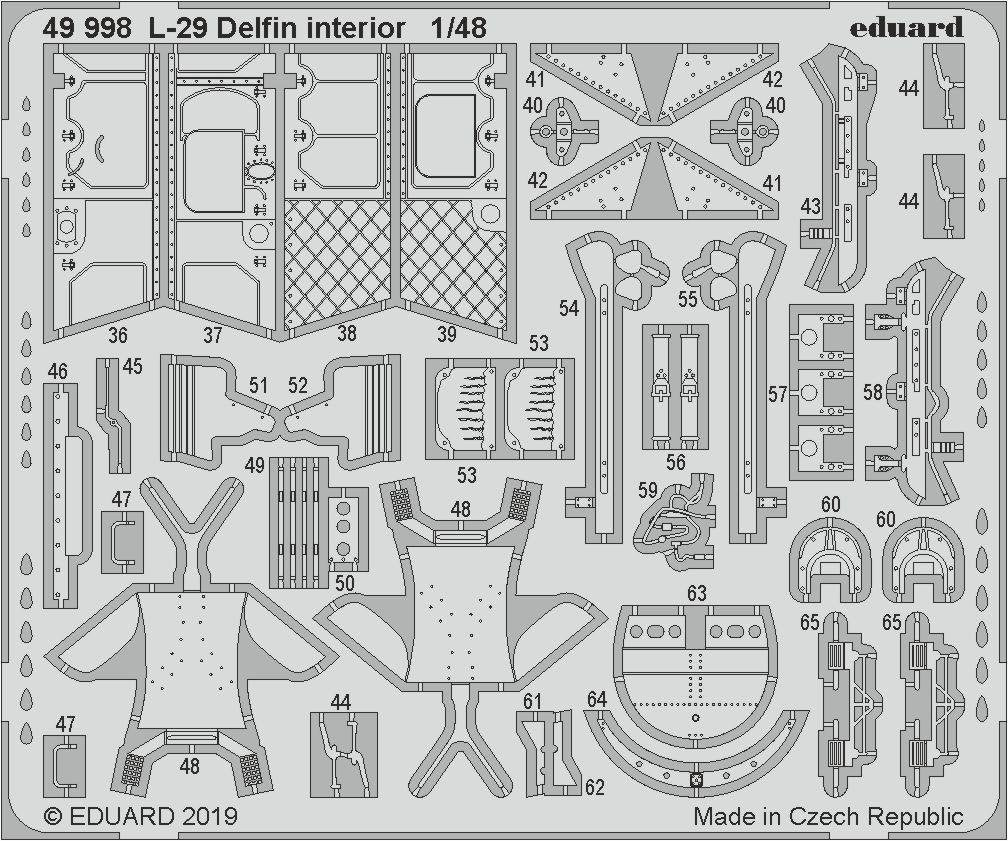 Eduard 49998 L-29 Delfin interior AMK 1/48 – image 2
